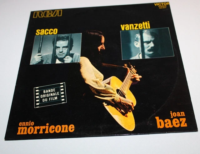 Sacco et Vanzetti / LP / Ennio Morricone / vinyle / bande originale / Joan Baez
