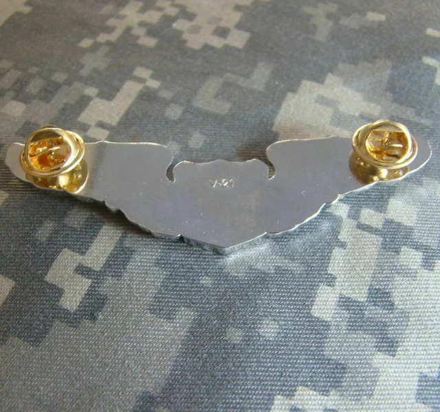 WW2 US ARMY Air Force Pilot Wings Usaf Aviator Metal Badge Pin Insignia ...