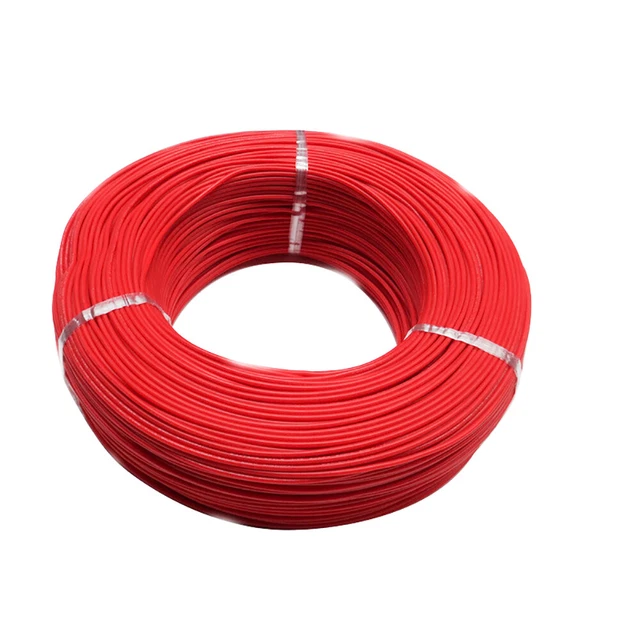 Alambre de silicona de alta temperatura de 2 metros UL 3135 18/20/22AWG alambre de cobre latado
