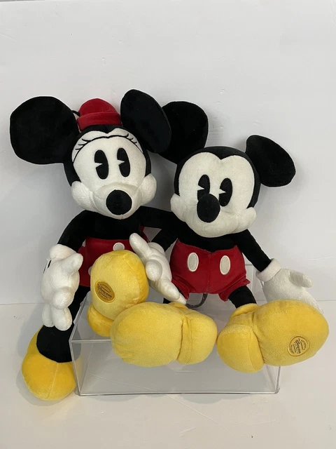 Disney Store Exclusive  Mickey and Minnie Mouse 16" Plush