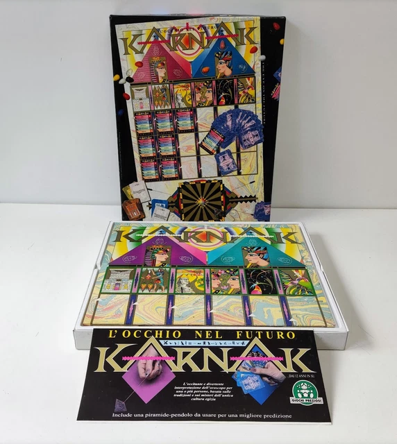KARNAK L'OCCHIO DEL FUTURO Gioco da tavolo -GIOCHI PREZIOSI- 1989 COMPLETO