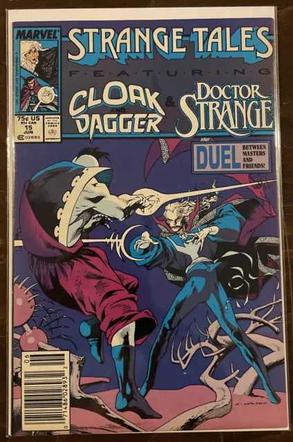 Strange Tales #15 VF/NM 9.0 NEWSSTAND MARVEL COMICS DR STRANGE CLOAK AND DAGGER