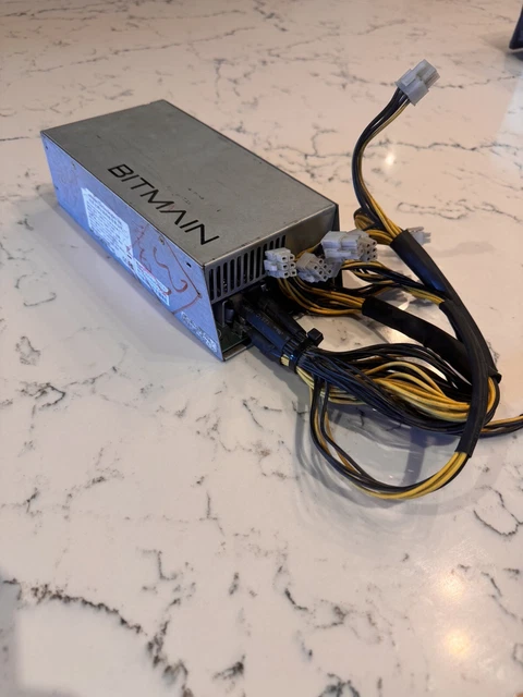 USED BITMAIN POWER Supply APW3 1600W Antminer A3 L3 D3 S7 S9