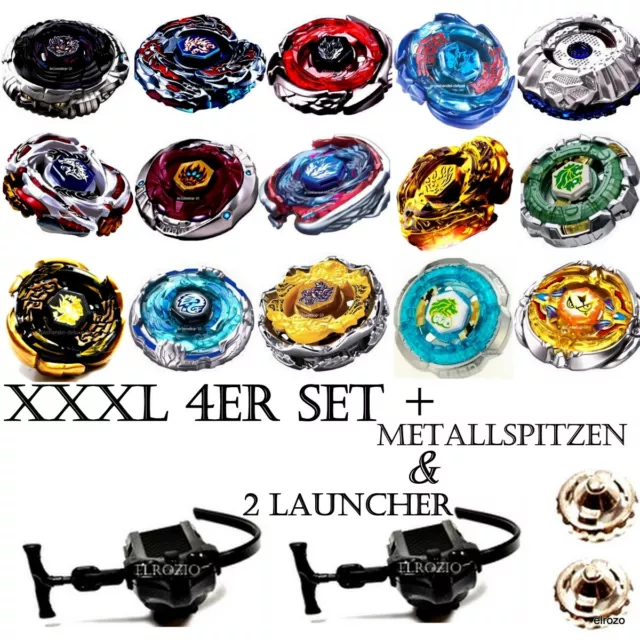 4er Set Kampfkreise Rapidity Kreisel für Beyblade Arena Metal Fusion Meteo Zufal