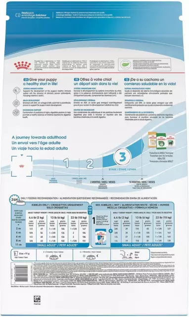 14 lb Bag Royal Canin Size Health Nutrition Small Puppy Dry Dog Food 3