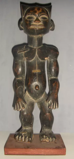 Fang Antique African Sculpture- Fertility-Cm.40-Early 20Th C.