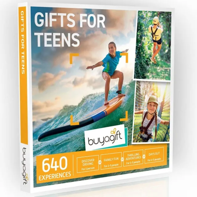 Buyagift Teens Gift Box - 640 adventures for teenagers
