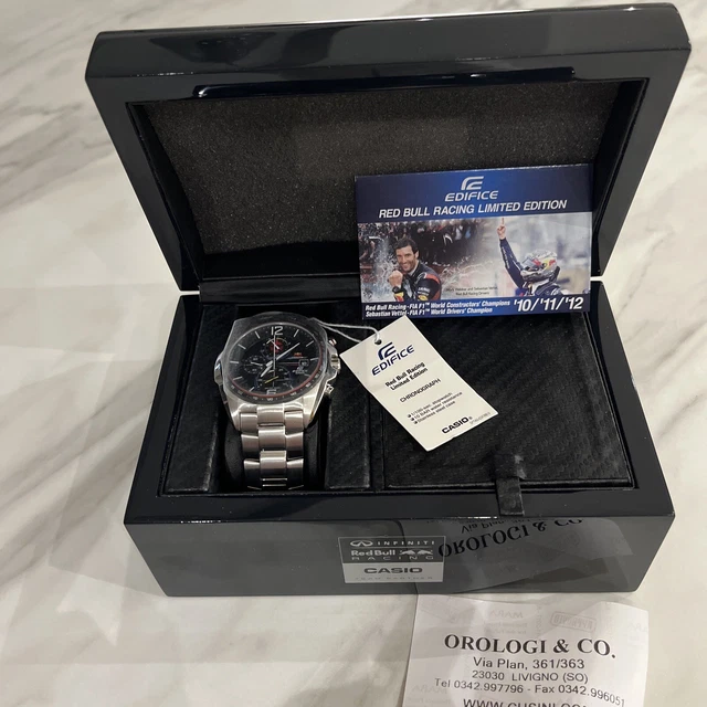 RED BULL RACING Limited Edition Chronograph Casio £220.00 - PicClick UK
