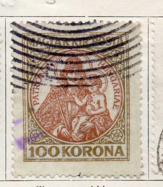 Hungary 1921 Early Issue Fine Used 100k. 087718