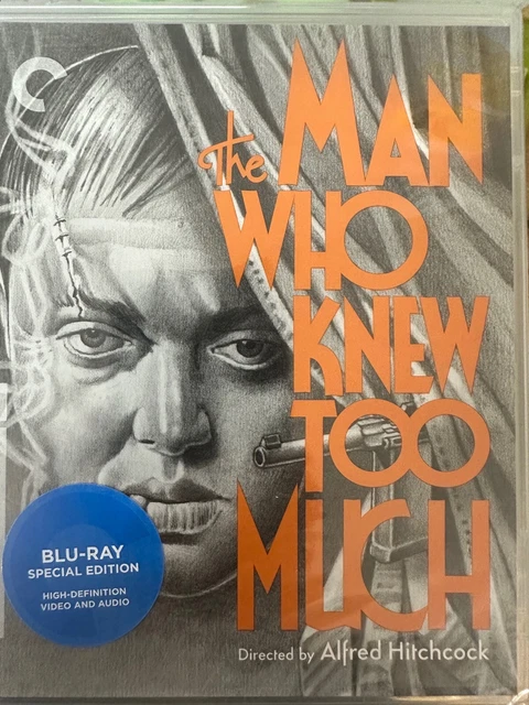 THE MAN WHO KNEW TOO MUCH (1934) BLURAY BRAND NEW! Criterion #643 *Region A*
