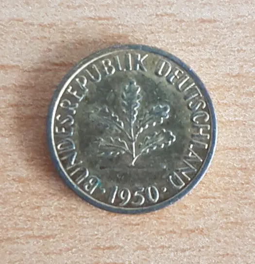 BRD 1 Pfennig 1950J 2