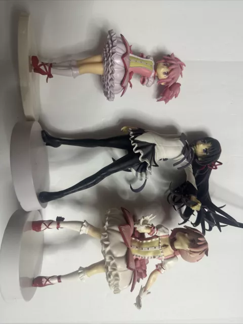 Puella Magi Madoka Magica SQ Figure Madoka Homura Mami Banpresto Prize Lot 3 👀