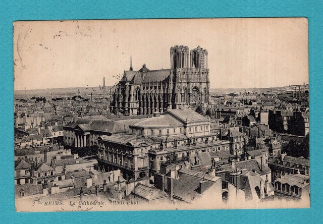 La / CPA - Postcard: Reims, La Cathedral