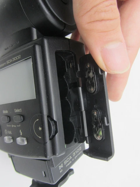 Metz Mecablitz ELectronic Flash Unit 54MZ-3 AS-IS parts w/ SCA 3102 Canon 9