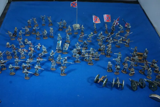 22mm Musket Miniatures ACW CSA Infantry Selection Painted