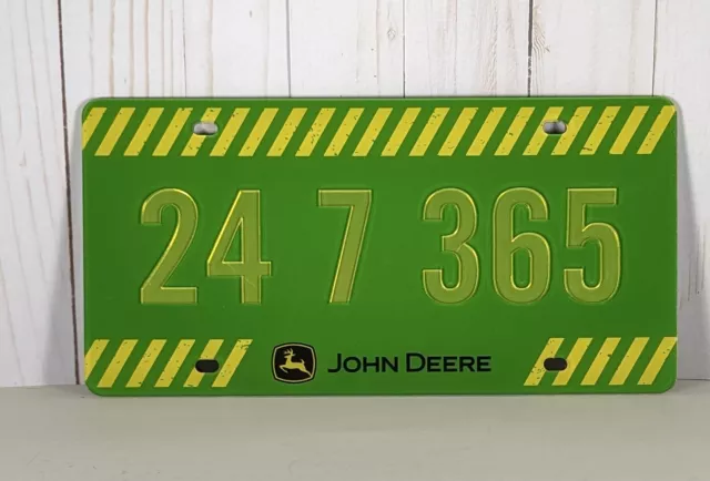 John Deere License Plate Made In USA