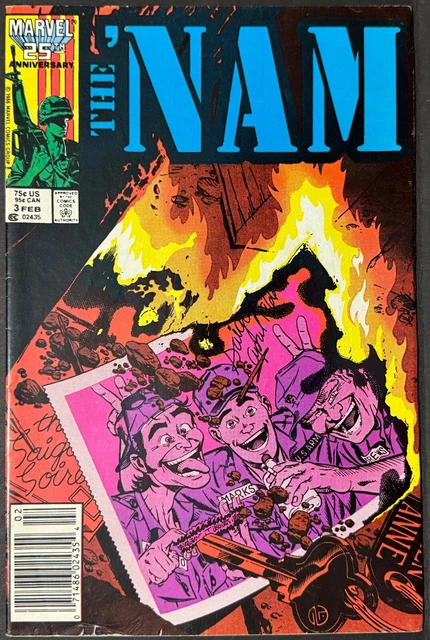 THE 'NAM #2, 3, 4 Marvel Comics 1986 FN-NM Doug Murray MICHAEL GOLDEN Vietnam 3