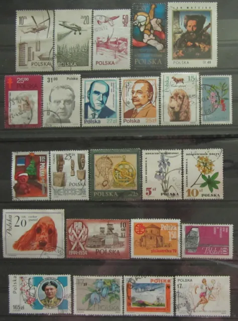 Briefmarken Polen Sondermarken Sammlung #1 gestempelt