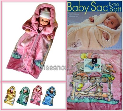 Baby Sac Couverture Polaire Bebe Gigoteuse Nid D Ange Idee Cadeau Naissance Ros Eur 21 90 Picclick Fr