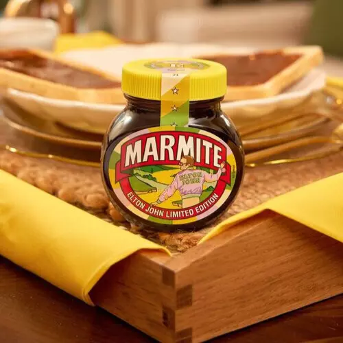 Marmite 250g Limited Edition Elton John AIDS FOUNDATION FREE UK POST NEW SEALED