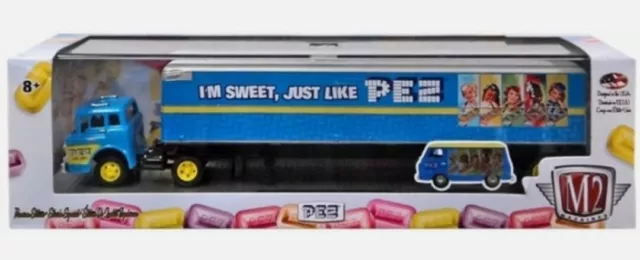 M2 Machines Auto Haulers CHASE 1965 Ford Econoline Delivery Van Pez - 1 of 500