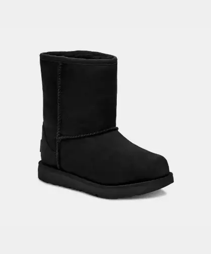 NEW Ugg Classic Short II Weather Proof Boot ~ Black ~ Toddler Size 8