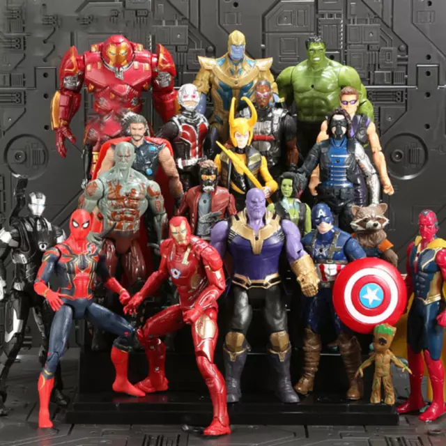 20Stk Avengers Infinity War Figuren Thanos Marvel Actionfigur Spielzeug Sammlung