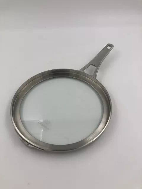 Calphalon Premier Space Saving Flat Glass Lid 8 3/4” Outside Dia. Replacement