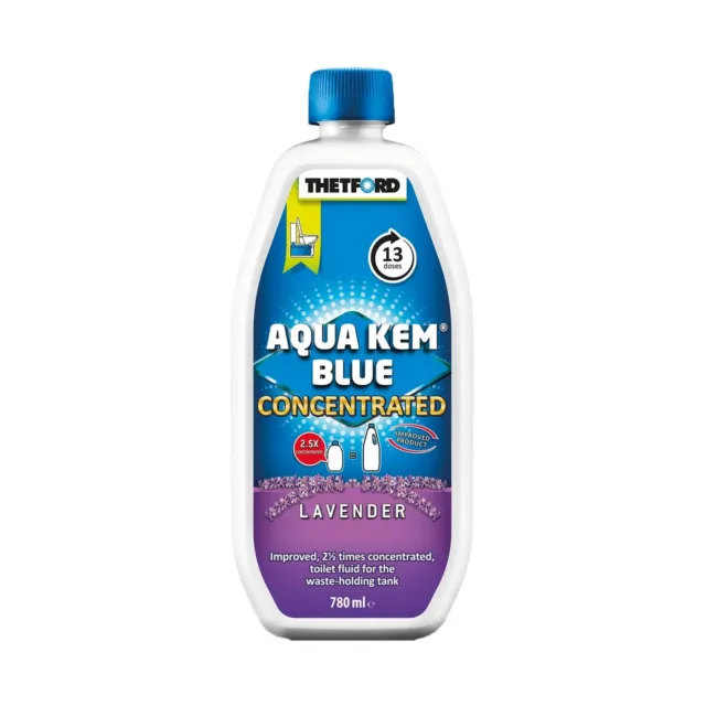 Thetford Aqua Kem Lavender Concentrated 780Ml Bottle of Toilet Chemical