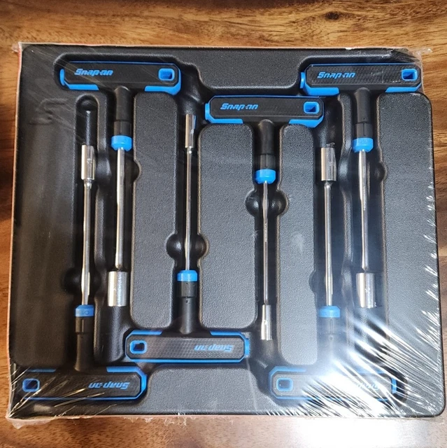 *NEW* SNAP ON Tools NDSGM600A 6 Pc THandle Soft Grip Metric Nut Driver