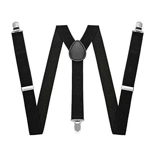 Elastic Adjustable Heavy Duty Suspenders Y Shaped Braces with Strong
