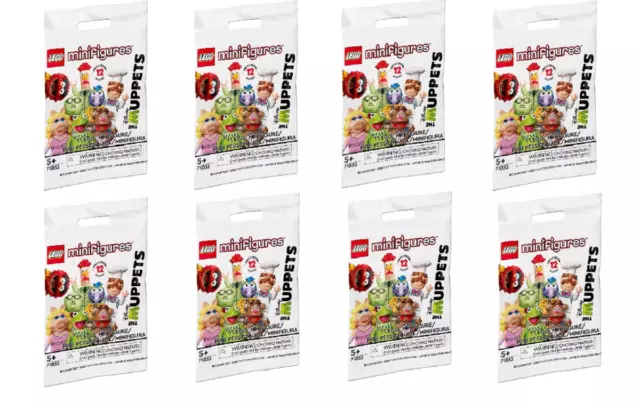 LEGO 71033 The Muppets Series 12 Minifigs Limited Edition Party Favors Set of 8