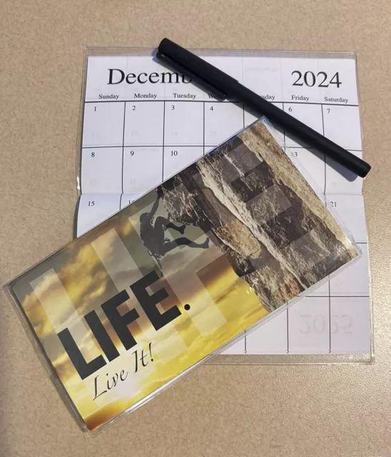 2024-2025-two-2-year-purse-pocket-calendar-planner-life-live-it-5-95-picclick