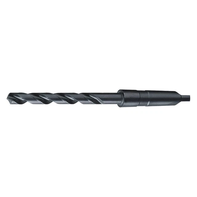 WESTWARD 5TVG9 Taper Shank Drill,1 1/8,#4MT,Blk Oxide
