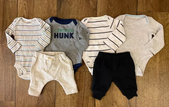 Carters Baby Boy Newborn Outfits Pants Shirts Bodysuits Clothes Fall Winter Lot