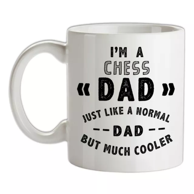 I'M Un Ajedrez Papá - Taza de Cerámica - Jugador Tabla Juego Amor Día Del Padre