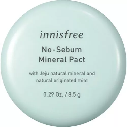 Innisfree No Sebum Mineral Pact 8.5g ⭐Tracking⭐