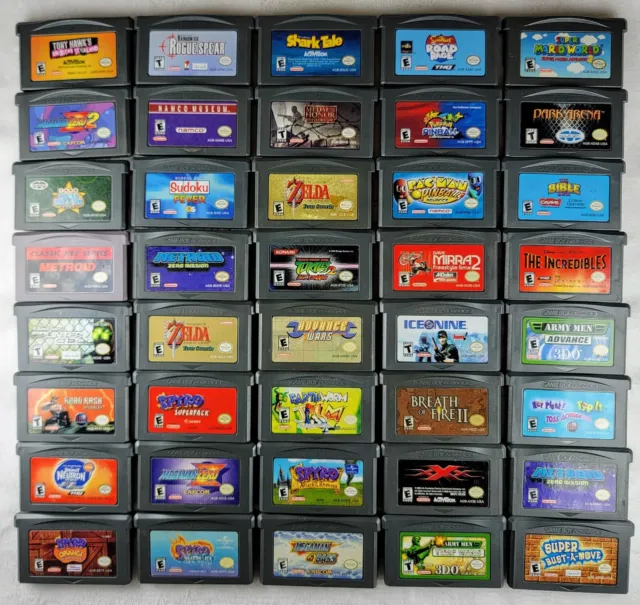 Nintendo GameBoy Advance Game Fun Pick & Choose GBA Video Games
