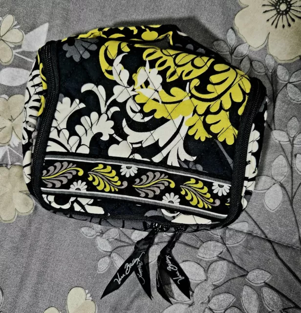 Vera Bradley Travel Cosmetic Toiletry Bag Organizer With Hanging Hook "Baroque"