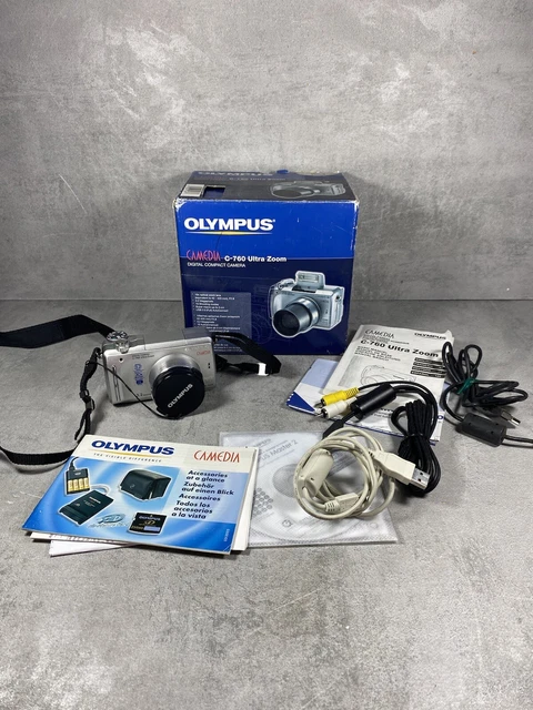 Olympus C-760 Ultra Zoom Digital Camera Box Software Instructions