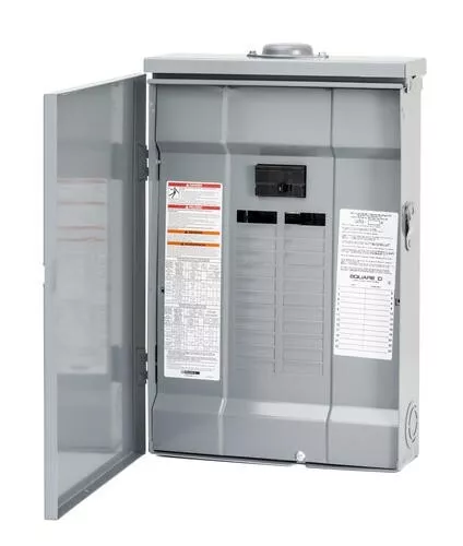 24-Space 24-Circuit Main Breaker Plug-On Neutral Outdoor Load Center