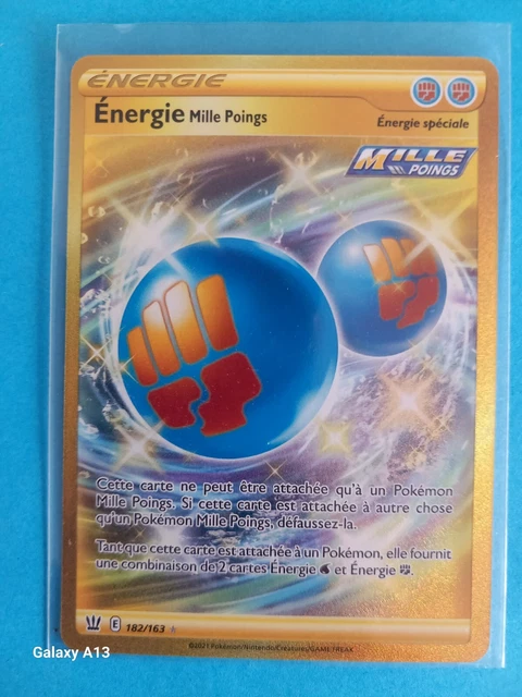 Coffret Ultraboost X Pokémon – Énergie Point Final 183/163 Secrète Gold + 9 Cartes Supplémentaires, 5 Styles De Combat, Épée Et Bouclier