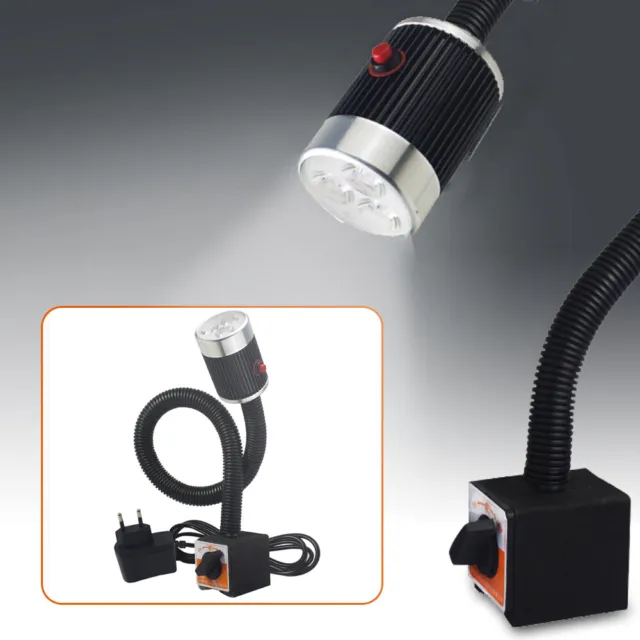 Lampada per macchina collo di cigno CNC LED magnetico luce flessibile tornio lampada
