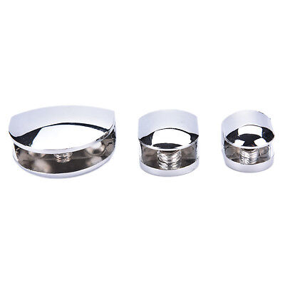 5-8MM Stainless Steel Semicircle Clamp Holder Clip For Glass Shelf Handrail Y-wf