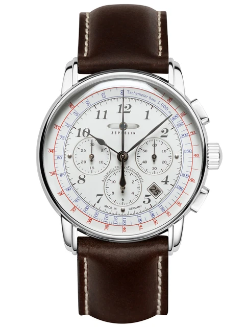 Zeppelin Orologio Uomo Serie LZ126 Los Angeles NE88 Cronografo Automatico 7624-1