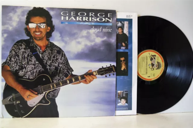 GEORGE HARRISON cloud nine LP EX-/VG+, 925 643-1, vinyl, album, with inner, 1987