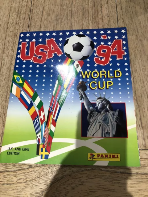 panini world cup usa 94 sticker album MINT Condition