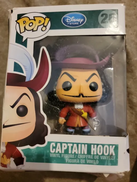 Funko Pop! Disney Captain Hook #26 Vaulted W/Protector