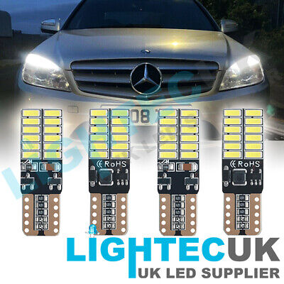 MERCEDES C Class W204 LED SIDELIGHTS NO WARNING ERRORS 
