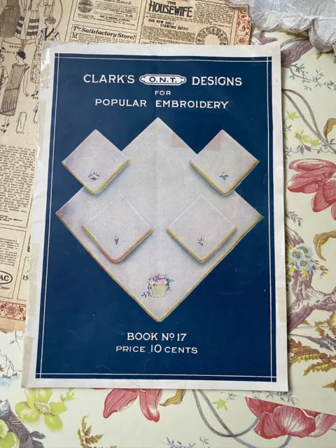Clark's Designs for Popular Embroidery Dated 1923